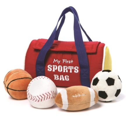 Baby Gund My 1st Sportsbag Plush Playset