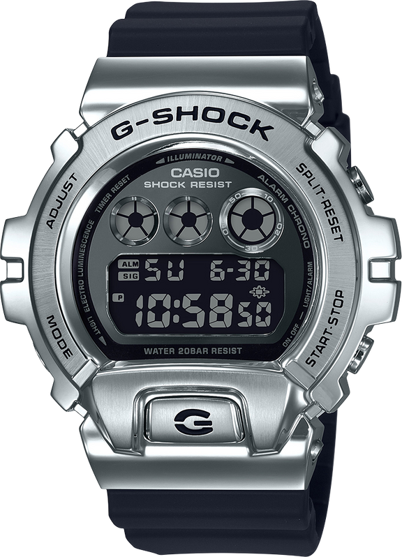G-Shock Metal Bezel Silver/Black