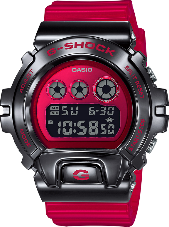 G-Shock Metal Bezel Black/Red