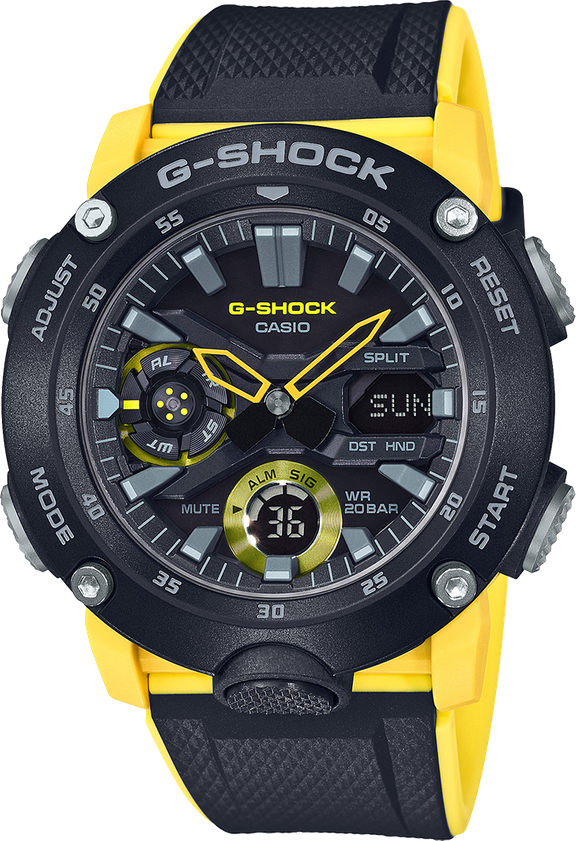 G-Shock 'carbon' Ana-Digi Carbon Core Guard Case