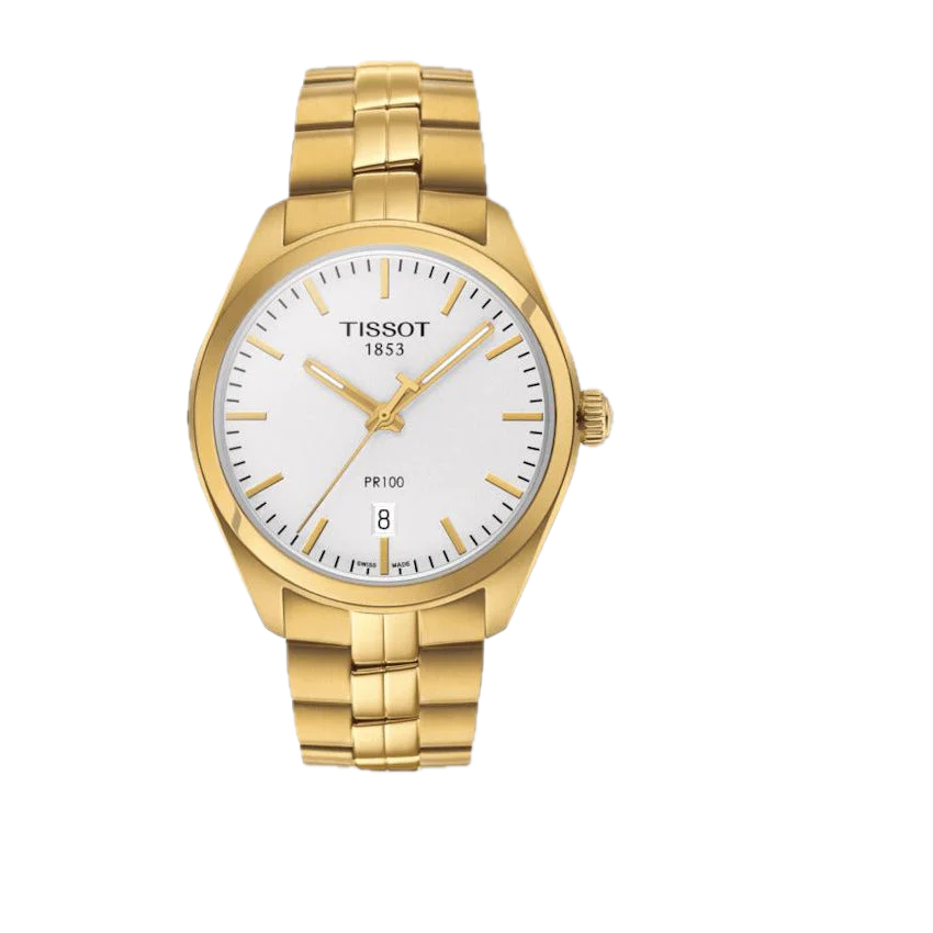 Pr 100 Yellow Tone On Bracelet