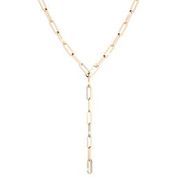 Stockholm Y Necklace With Crystals