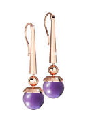 Hollywood Stone Bead Dangle Earrings