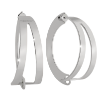 Iconic Split Hoops Earrings