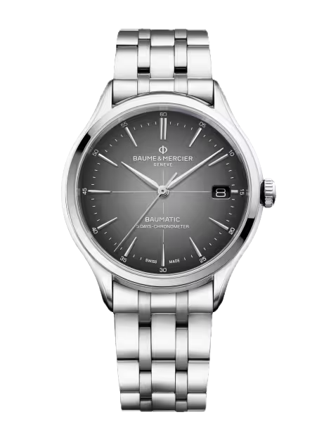 Clifton Baumatic Grey Dial On Bracelet