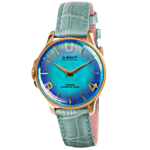 Rainbow 38mm Blue Ip Gold