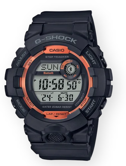 G-Shock Analog-Digital With Orange Ring Around Dial