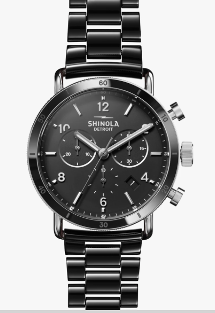 Canfield Sport On Black Ceramic Bracelet