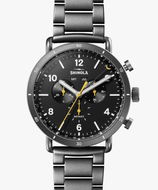 Canfield Sport Gunmetal On Bracelet