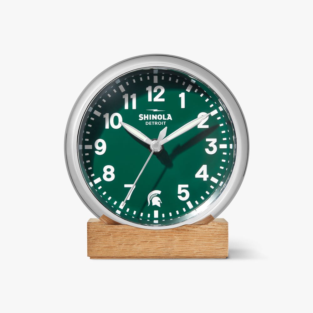 Runwell Desk Clock - Michigan State University