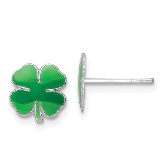 Kids Four Leaf Clover Earrings