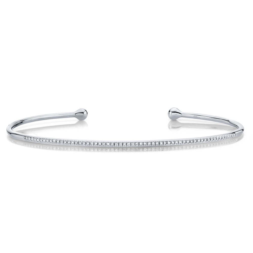 0.17ct 14k Diamond Bangle