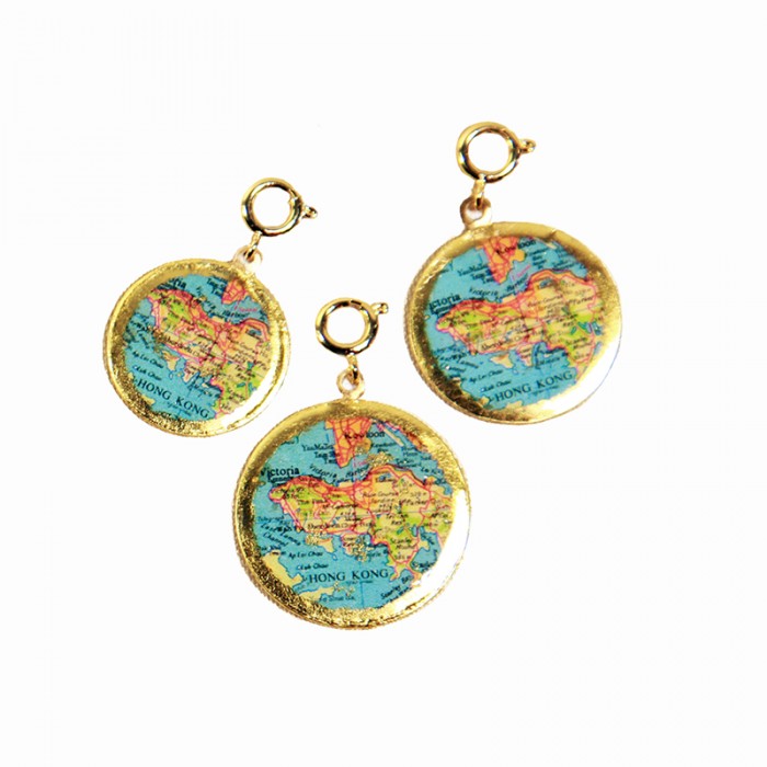 Hong Kong Map Charm