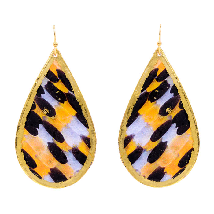 Jezebel Butterfly Teardrop Earrings