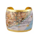 Barcelona Map Cuff