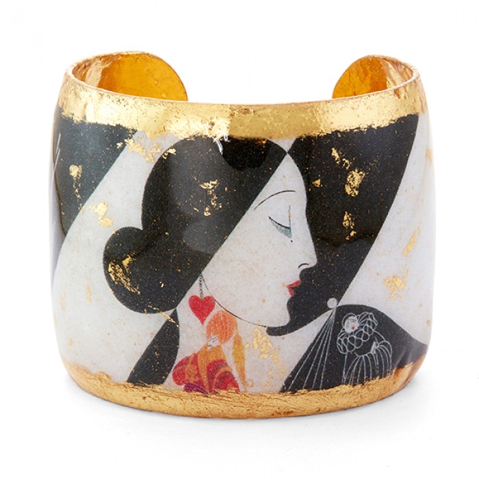 Erté B&w Dolls Cuff