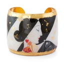 Erté B&w Dolls Cuff