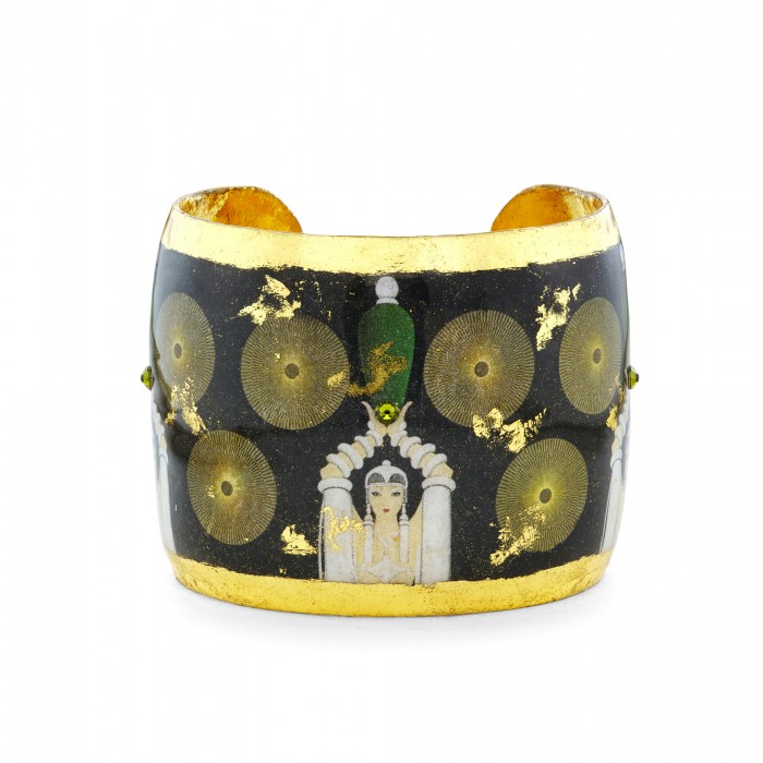 Erté Emerald Vase Cuff