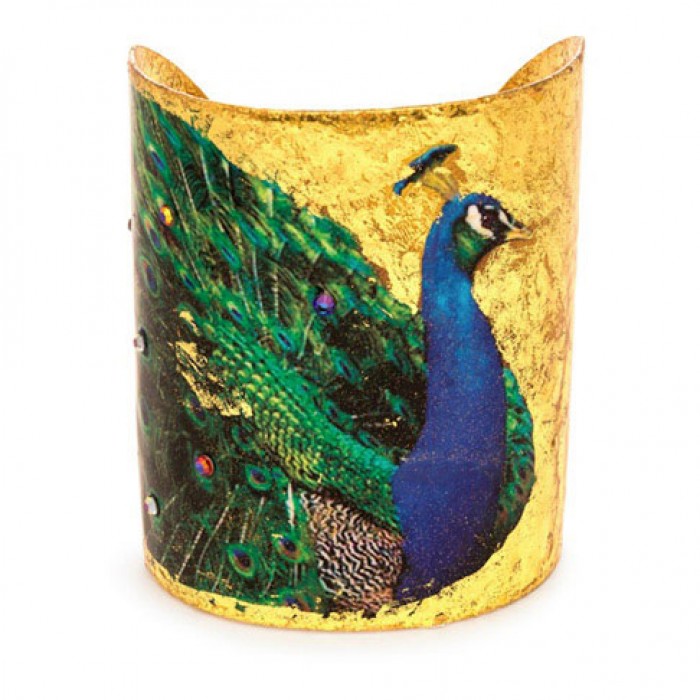 Garden Peacock Cuff
