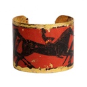 Greek Horses Cuff - Orange