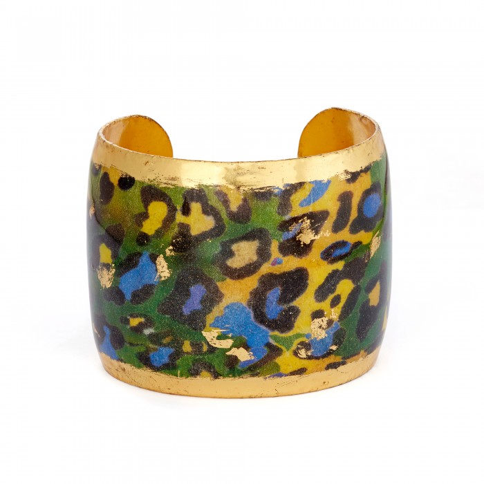 Green Leopard Cuff