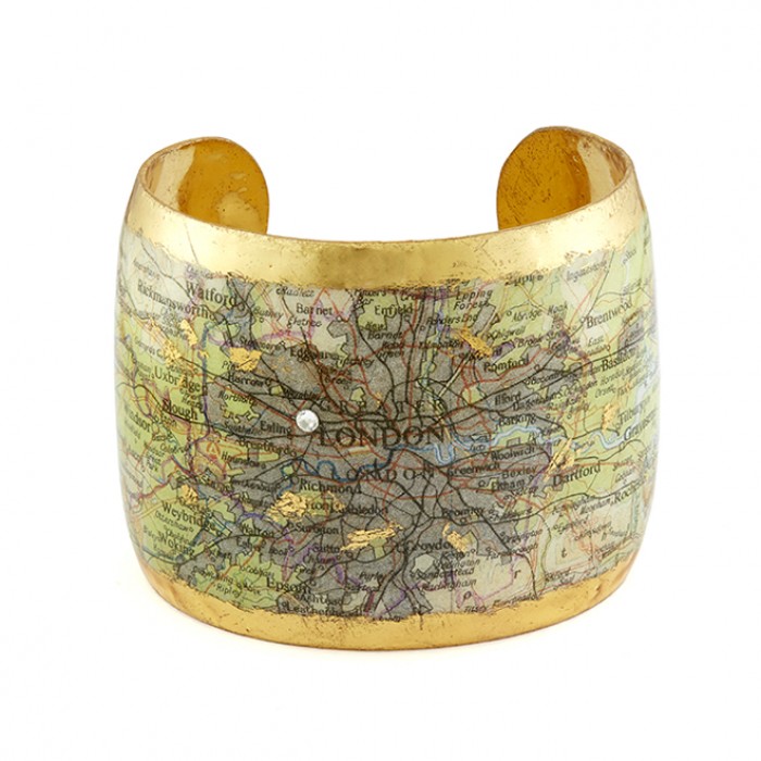 London Map Cuff