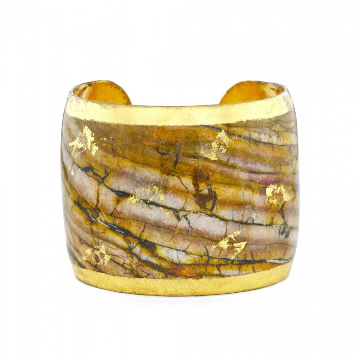 Marble & Bronze Cuff