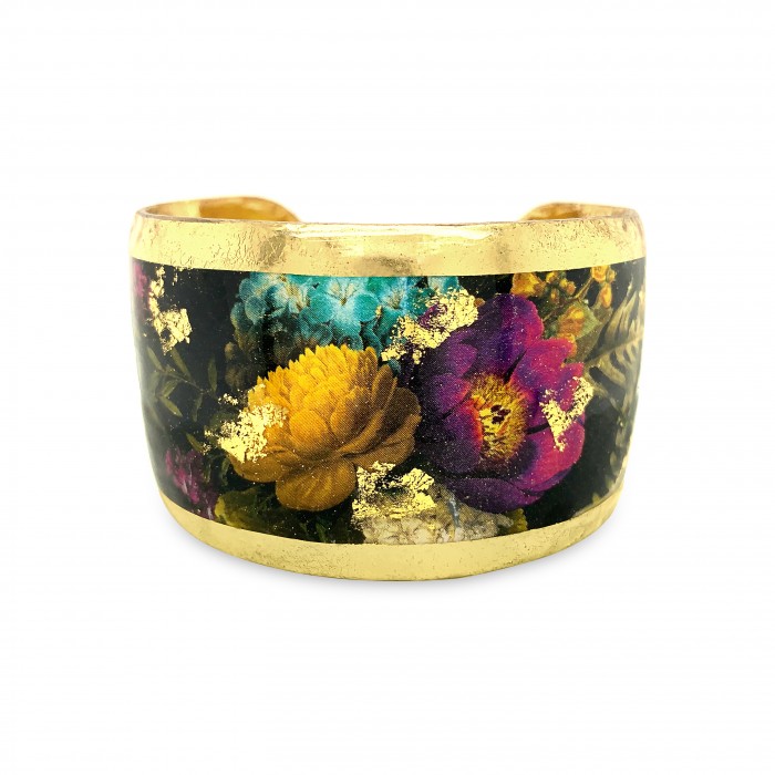 Midnight Bouquet Cuff