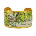 Newport, Ri Map Cuff