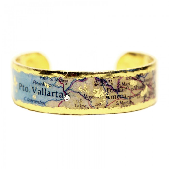 Puerto Vallarta Map Cuff