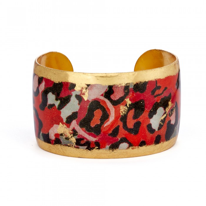 Red Leopard Cuff