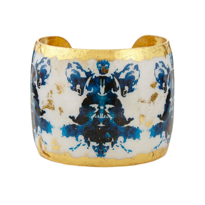 Rorschach Black & Blue Cuff