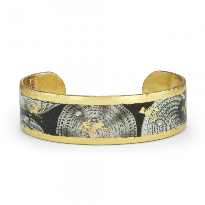 Sea Life Noir Cuff - .75"