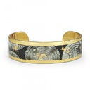 Sea Life Noir Cuff - .75"
