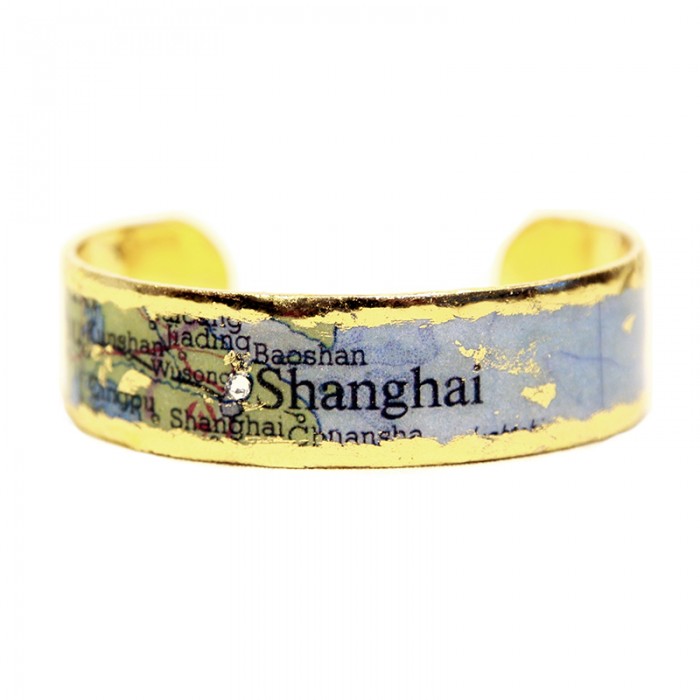 Shanghai Map Cuff