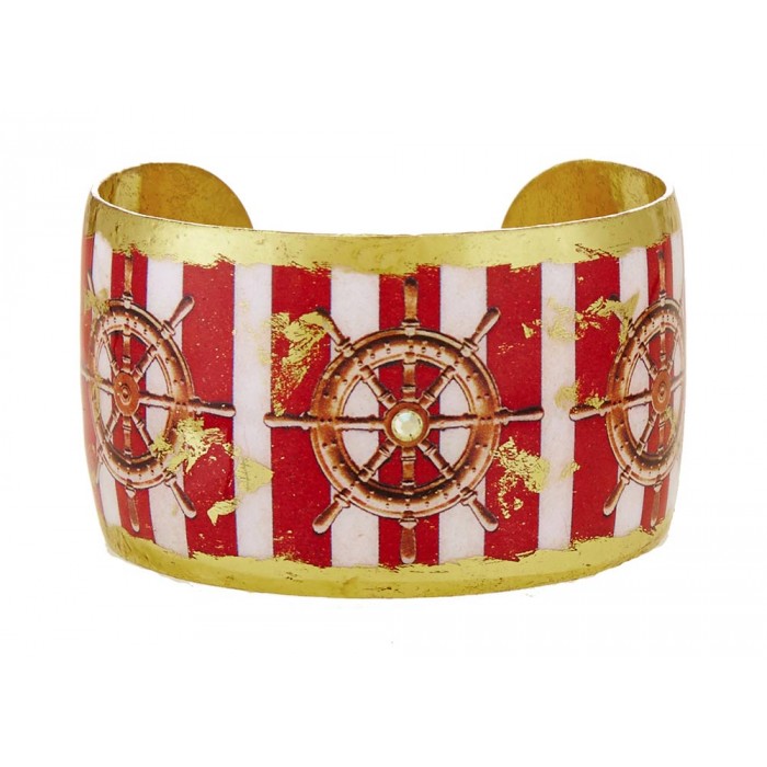 Ship’s Wheel Red Stripe Cuff