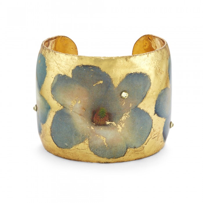 White Flowers Cuff