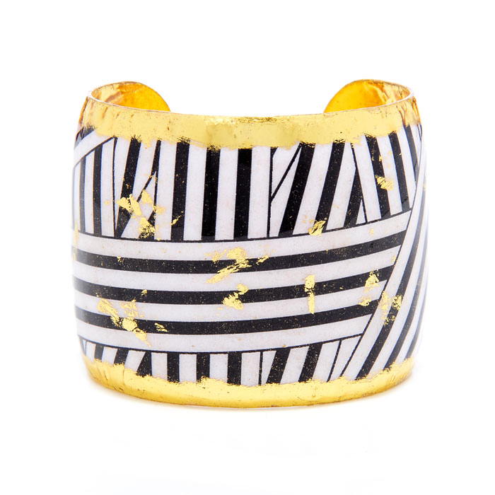 Wrapped Ribbon Cuff - Black