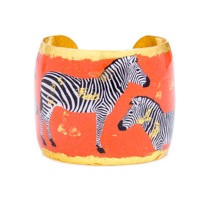 Zebra Dreams Cuff - Orange