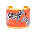 Zebra Dreams Cuff - Orange