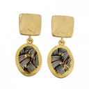 Braided Double Drop Earrings