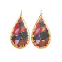 Red Canyons Teardrop Earrings