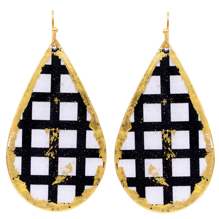 Windows Teardrop Earrings