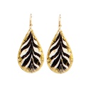 Zebra Teardrop Earrings