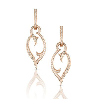 18k Gold Diamond Earring