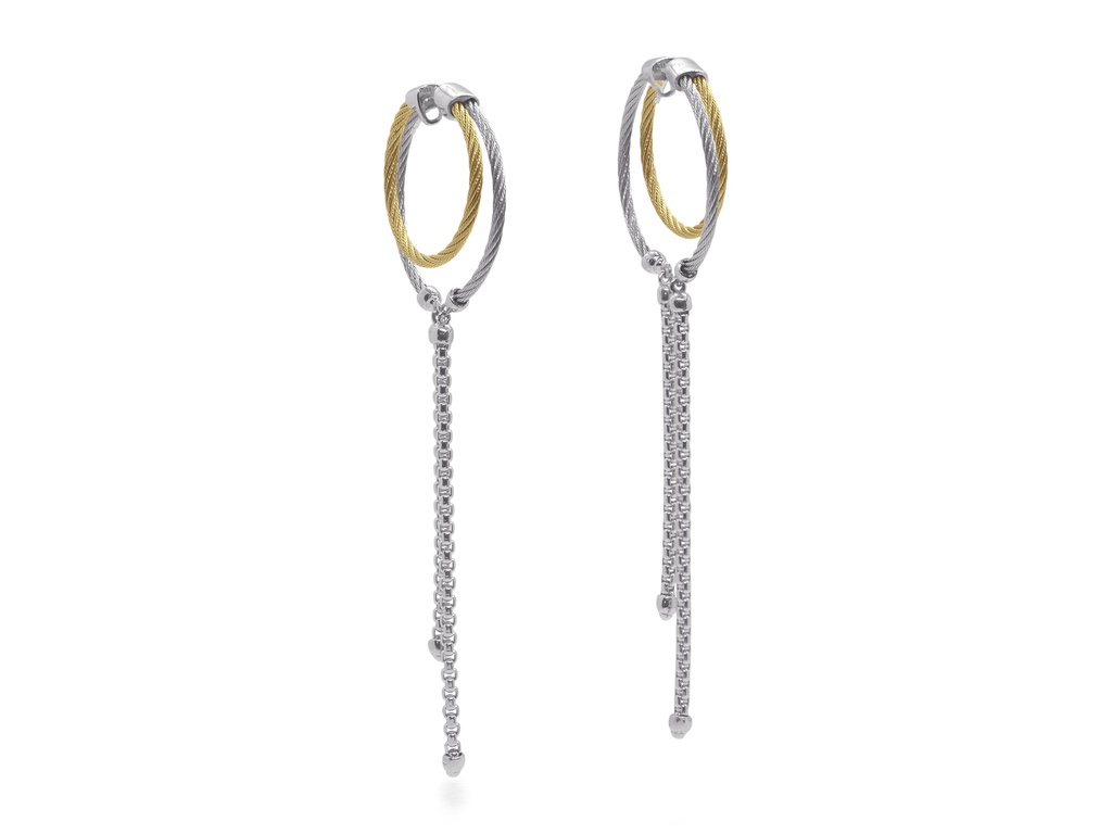 Cable and Chain Hoop Shoulder Dusters