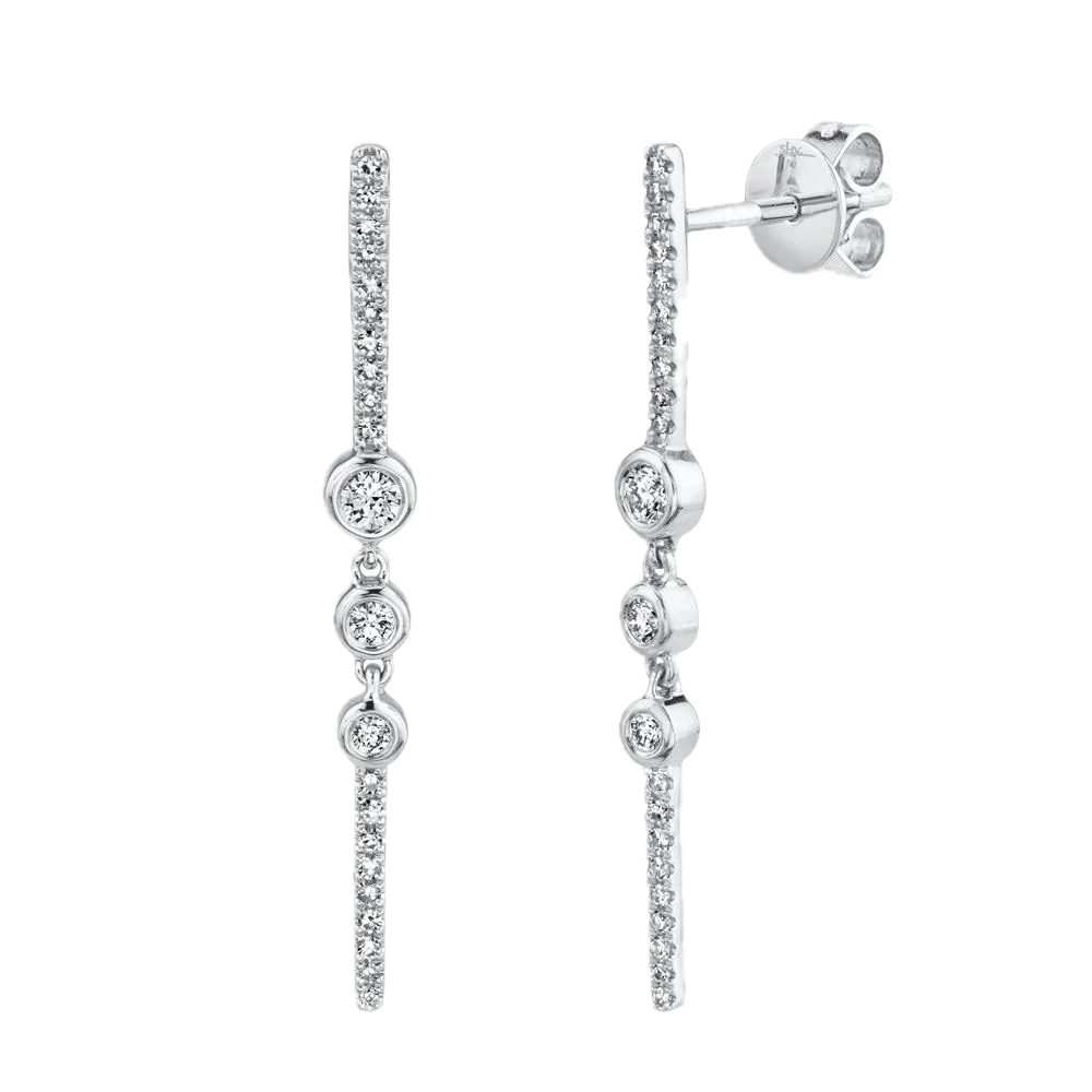 Dangle Diamond Earrings