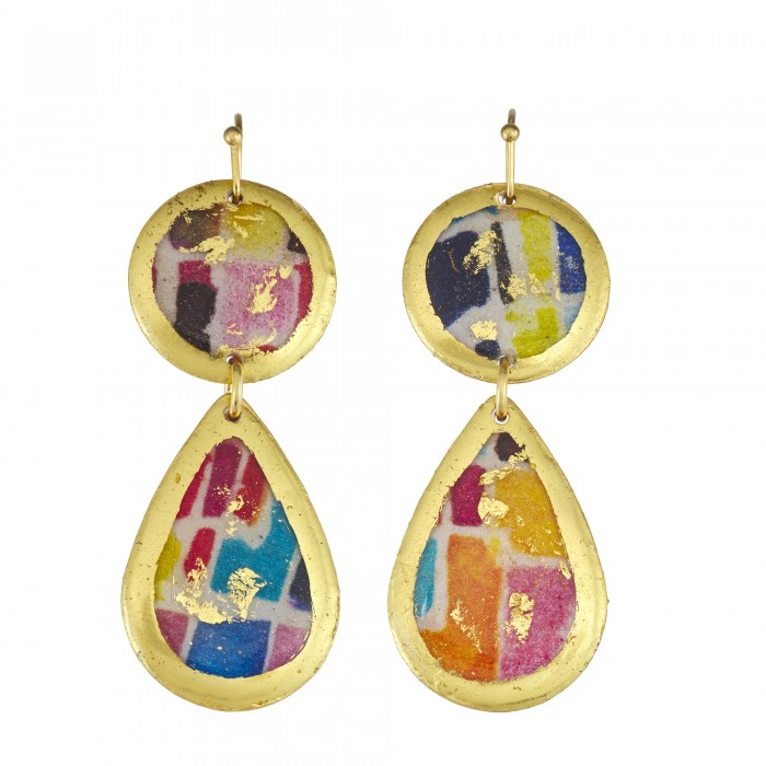 Hip To Be Square Mini Teardrop Earrings