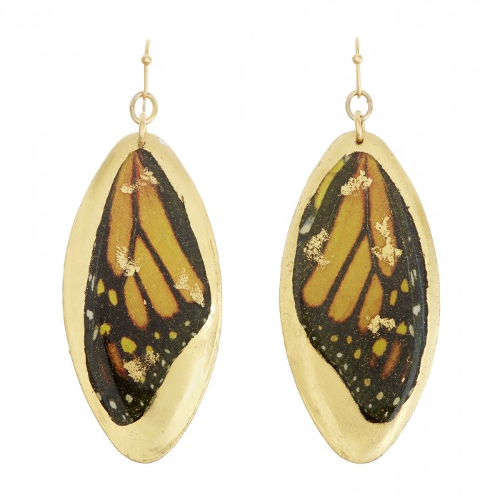 Monarch Wing Earrings