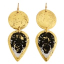 Rorschach Black & White Mini Teardrop Earrings